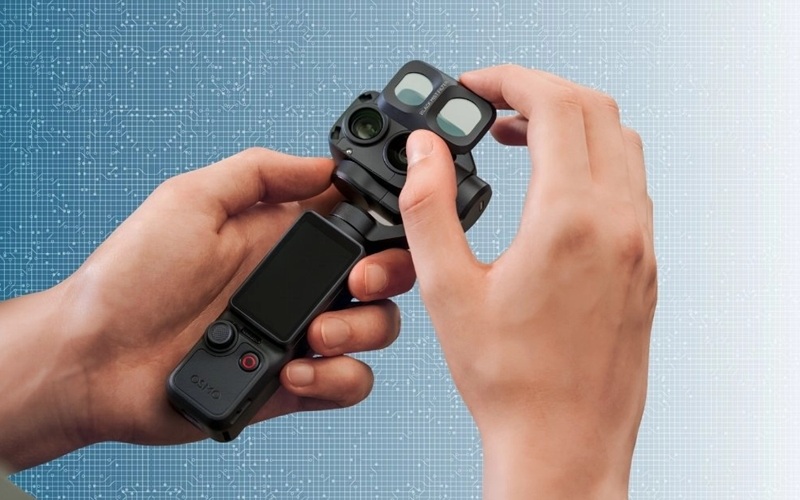 camera gimbal dji osmo pocket 4p vlog combo hệ thống camera kép
