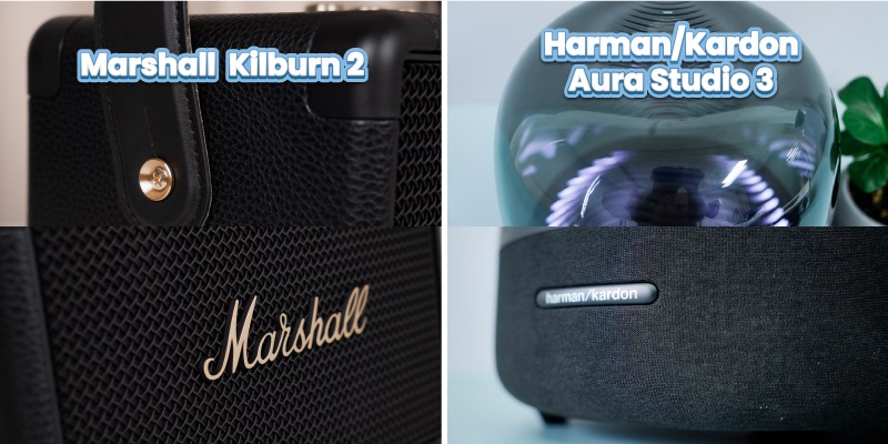 chất liệu của kilburn 2 vs aura 3