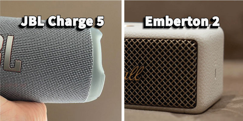 chất liệu loa emberton 2 vs charge 5