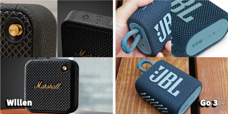 chất liệu loa marshall willen vs jbl