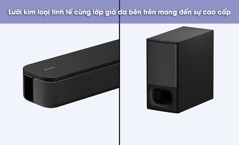 chất liệu loa thanh sony ht s350