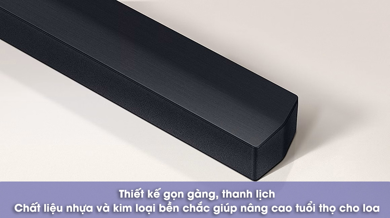 chất liệu, thiết kế lao thanh samsung hw- c450