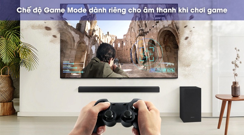 chế độ game mode trên loa hw t450