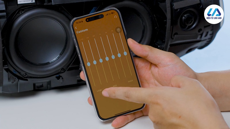 chỉnh eq cho loa jbl boombox 4