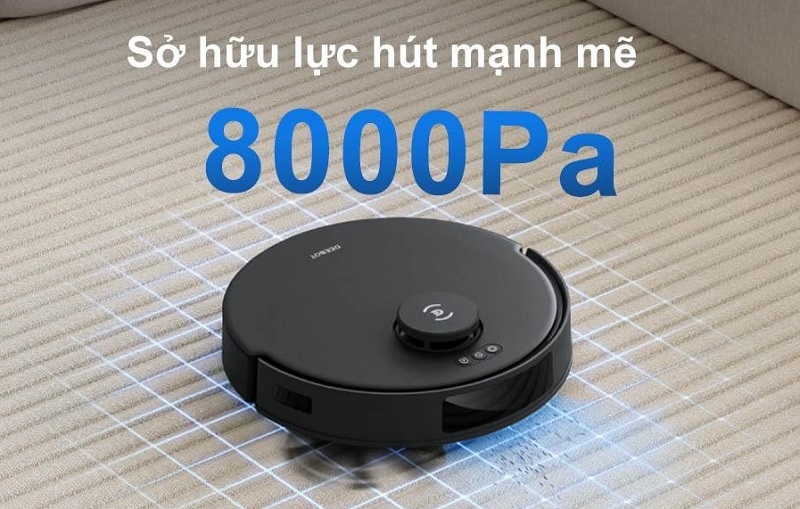 chọn robot hút bụi theo lực hút
