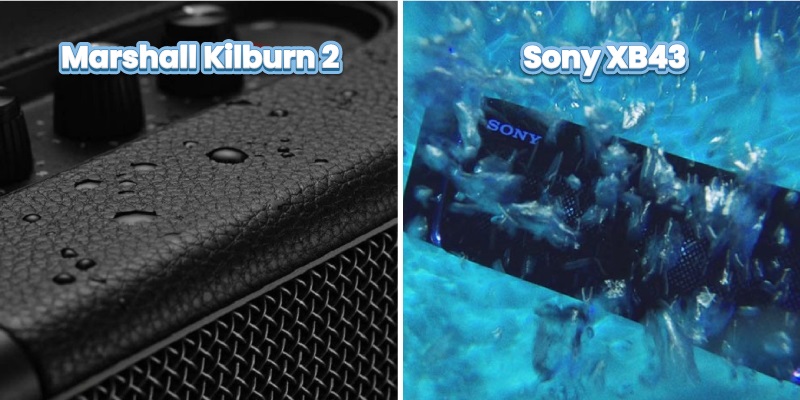 chống nước sony xb43 vs kilburn 2