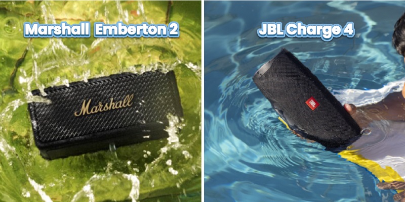 chống nước marshall emberton vs jbl charge 4