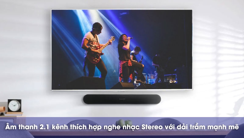 combo loa soundbar sonos ray và sub mini nghe nhạc stereo