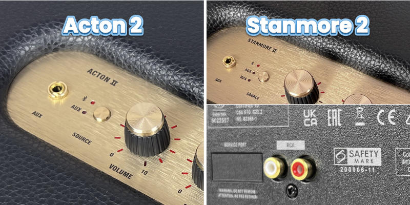 cổng kết nối của Acton 2 và Stanmore 2