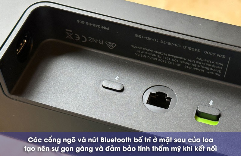 cổng kết nối loa thanh arc ultra