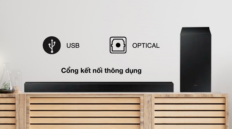 cổng kết nối optical usb loa hw a450