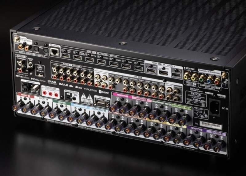 cổng kết nối trên denon avr-a10h