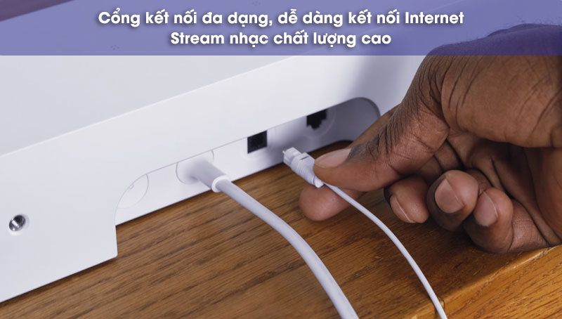 kết nối trên loa soundbar sonos ray