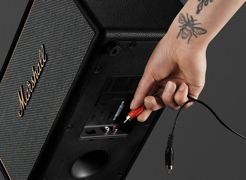 cổng kết nối trên loa marshall stanmore iv