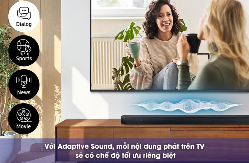 công nghệ adaptive sound trên loa hw-q710d