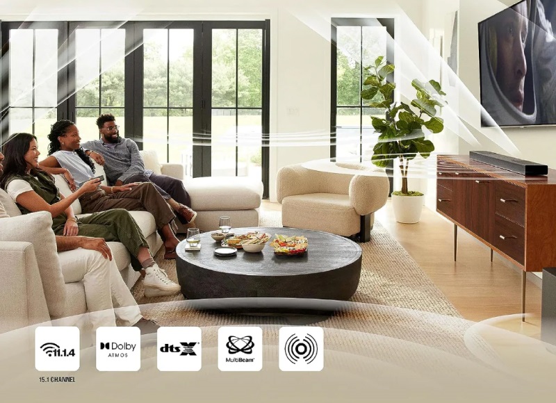 công nghệ âm thanh vòm trên bar 1300 mkii