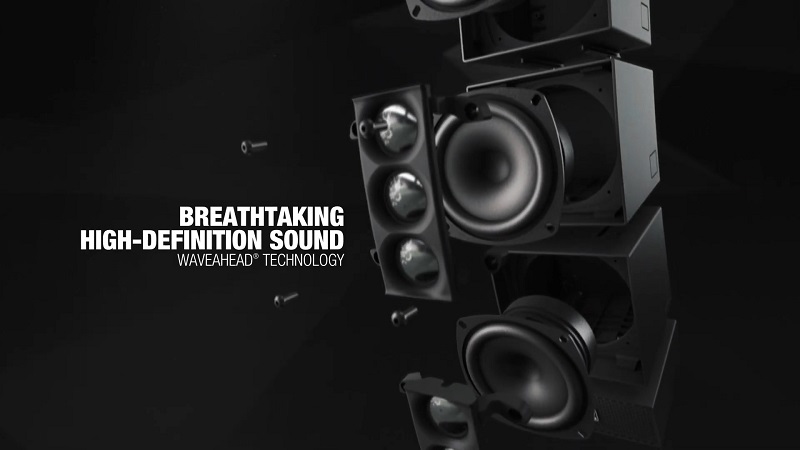 công nghệ củ loa đặc biệt trên ld system curv 500 ts