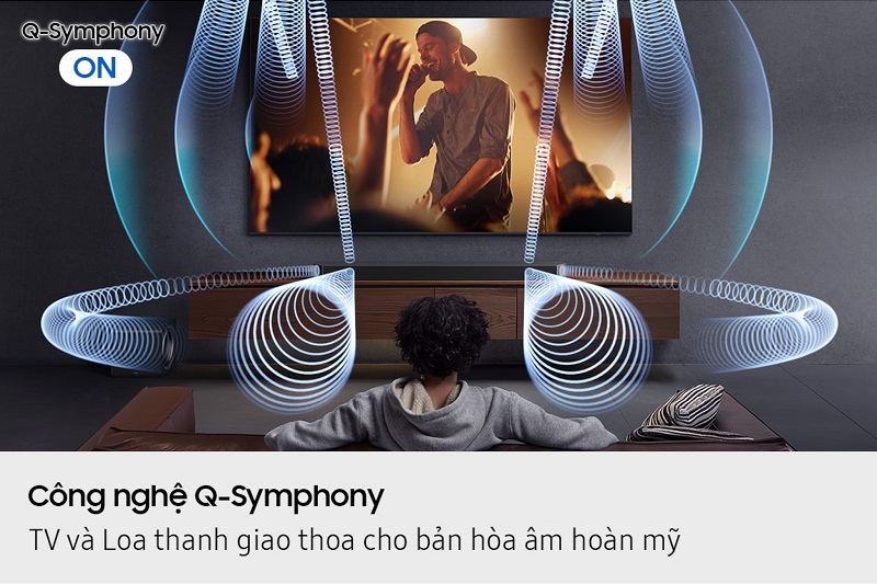 công nghệ q-symphony trên loa hw-q600f