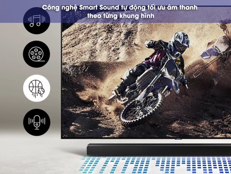 công nghệ smart sound tren loa thanh t650