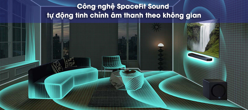 công nghệ spacefit sound tích hợp trên q990c