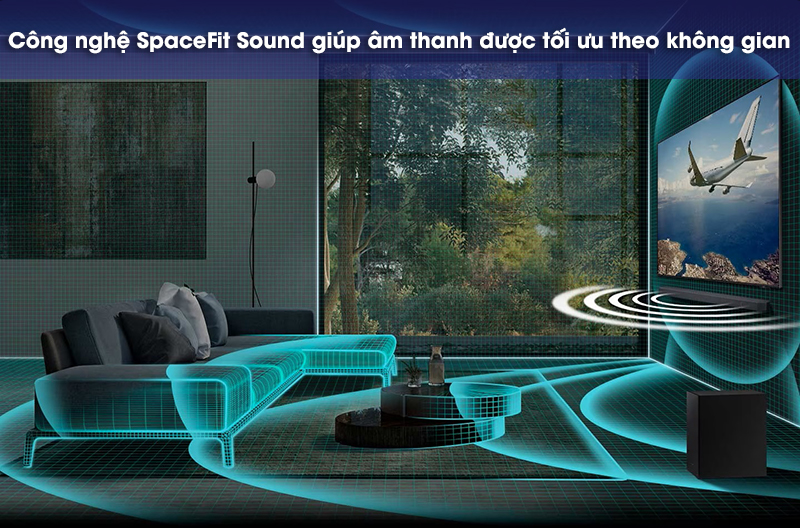 công nghệ spacefit sound trên loa hw-q710gd