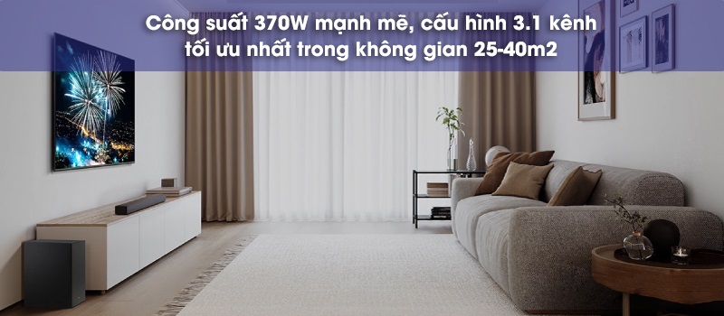 loa thanh samsung hw-b650d công suất mạnh mẽ