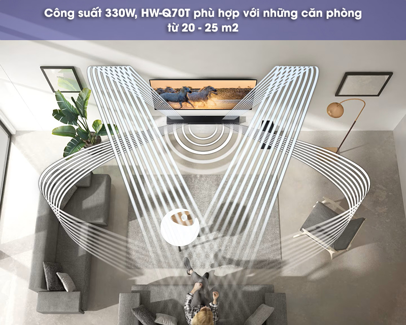 công suất loa hw q70t