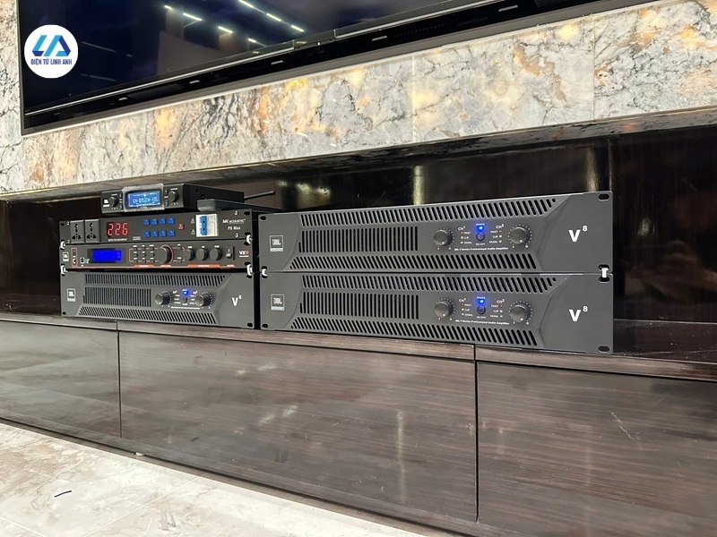 công trình karaoke jbl và mk p9 max tại hải phòng