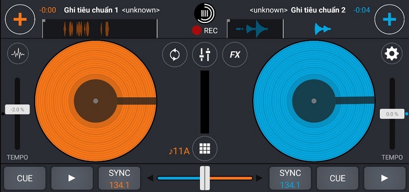 bàn dj miễn phí Cross DJ Free