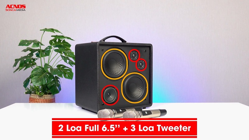 củ loa karaoke acnos quad 64