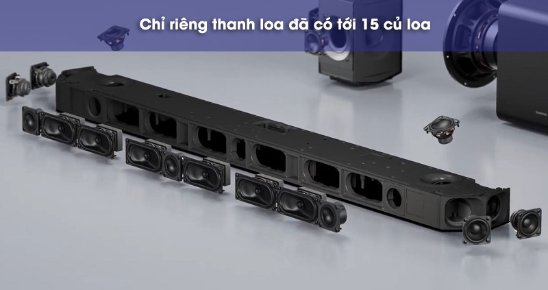 củ loa thanh trên samsung hw-q990f