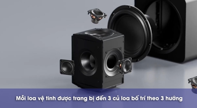 củ loa vệ tinh trên samsung hw-q990f