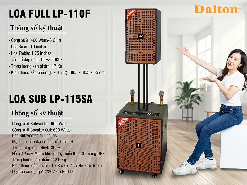 Dalton LP-110F & LP-115SA đặc điểm