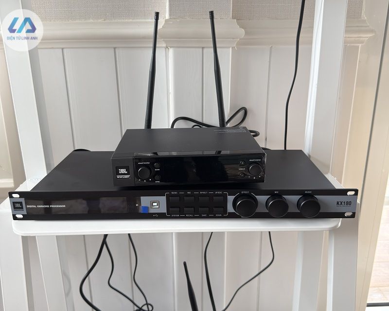 vang jbl kx180a + vm200