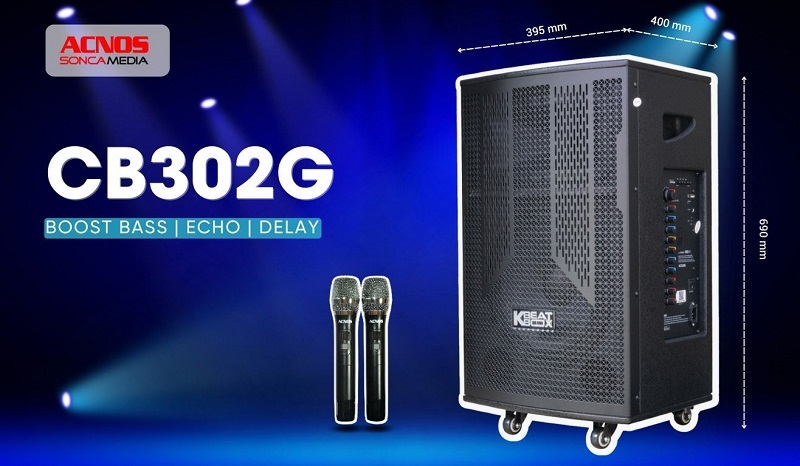 loa karaoke di động acnos cb302g