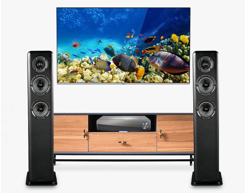 Dàn nghe nhạc Denon Heos AVR + Wharfedale D330 chính hãng