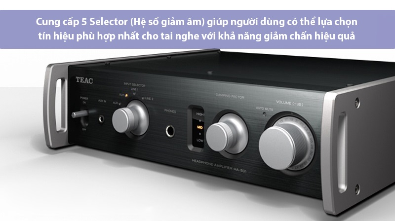 đánh giá amply Teac HA-501E