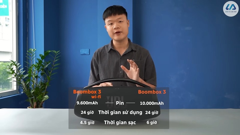 đánh giá chi tiết loa jbl boombox 3 wi-fi siêu loa bluetooth 200w 7