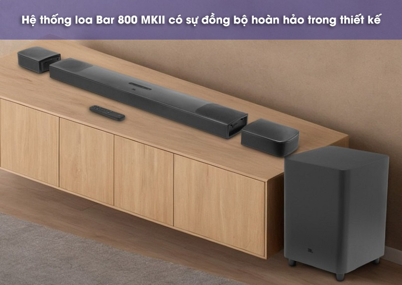 đánh giá thiết kế loa bar 800 mk2