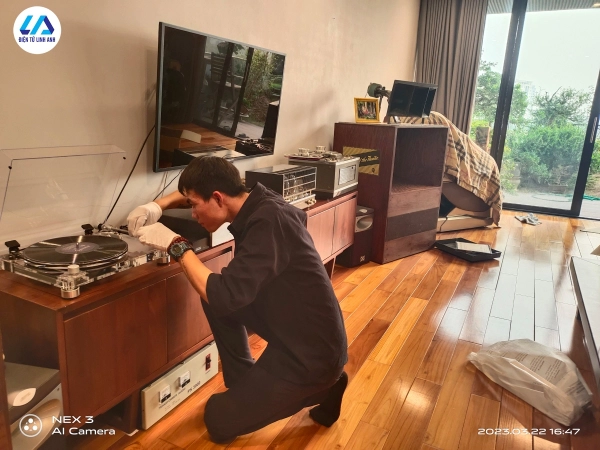 lắp đặt đầu đĩa than Audio Technica AT-LP2022