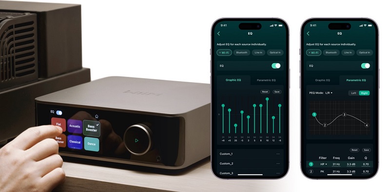 đầu wiim ultra chỉnh eq
