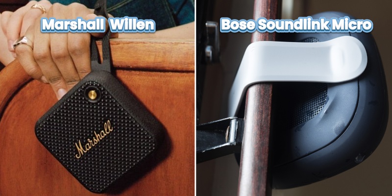 dây cao su của bose soundlink micro vs marshall willen