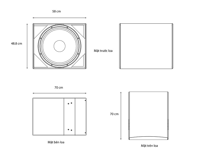 Loa d&b Audiotechnik 18A mô phỏng chi tiết