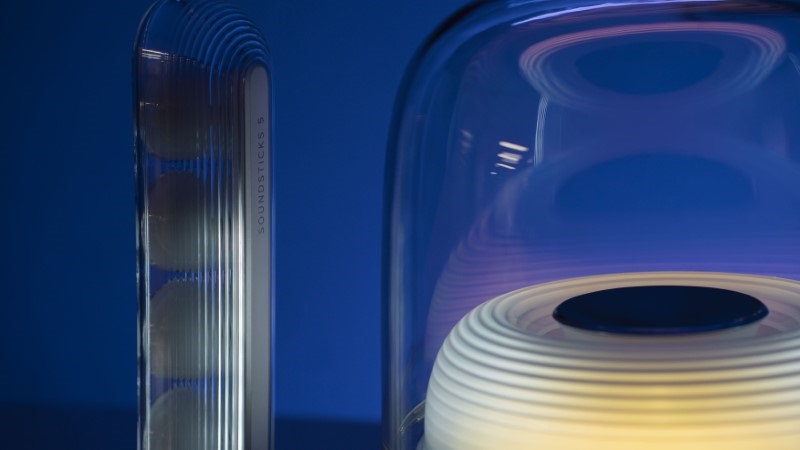đèn led trên loa soundsticks 5
