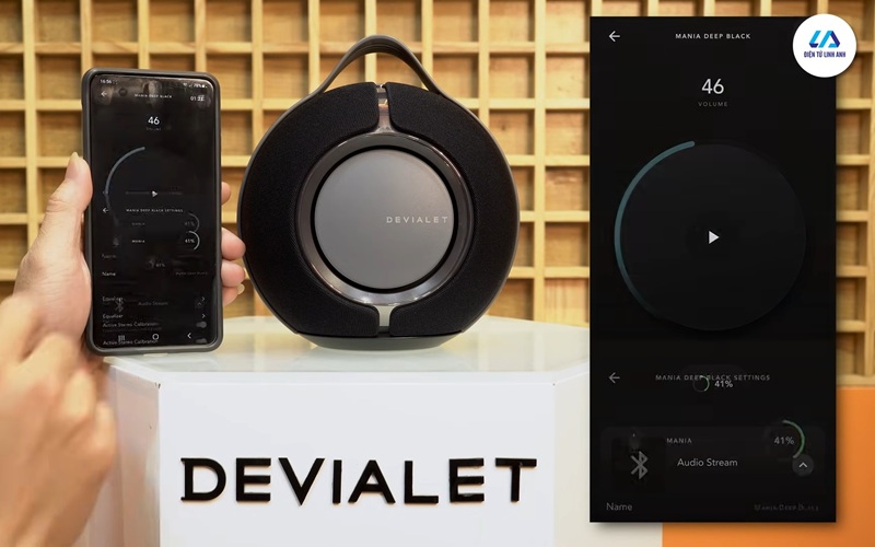 devialet mania điều khiển trực quan ứng dụng
