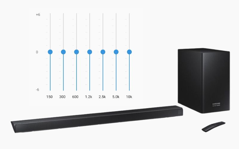 điều chỉnh equalizer cho loa soundbar samsung