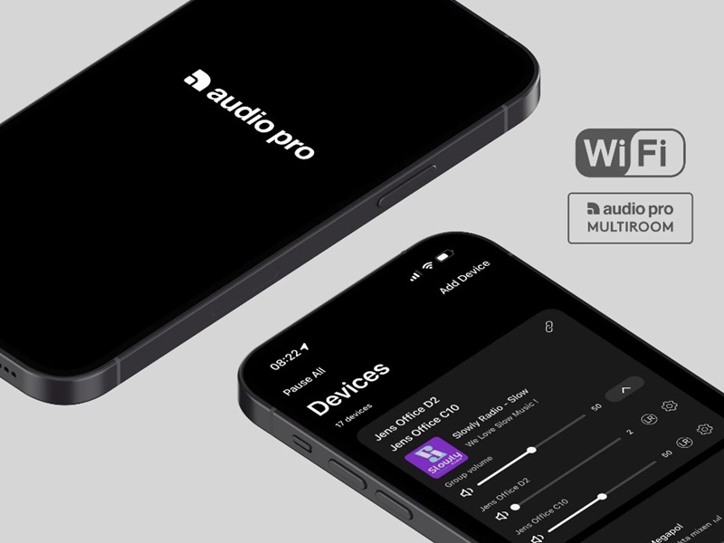 điều khiển app loa audio pro c20 w
