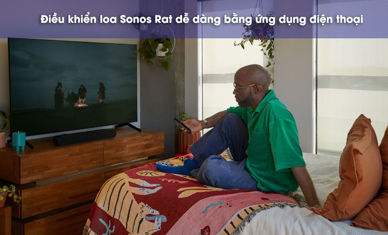 điều khiển loa sonos ray qua app