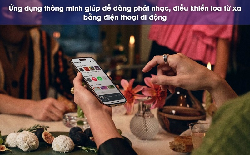điều khiển loa sonos ray bằng ứng dụng
