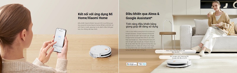 điều khiển robot vacuum e5 qua app